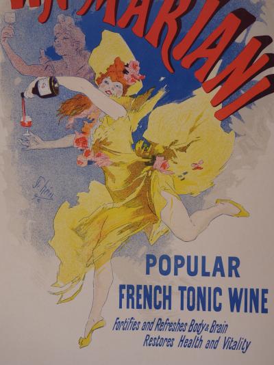 Jules Chéret : Vin Mariani - lithographie originale signée, 1897 2