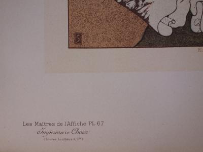 Joseph Sattler : Pan - lithographie originale signée, 1897 2