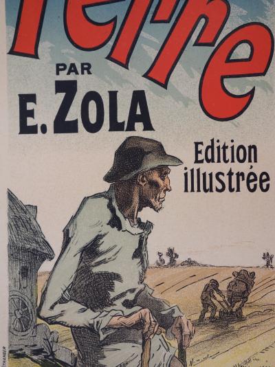 Jules Chéret : Paysan de Zola - lithographie originale signée, 1897 2