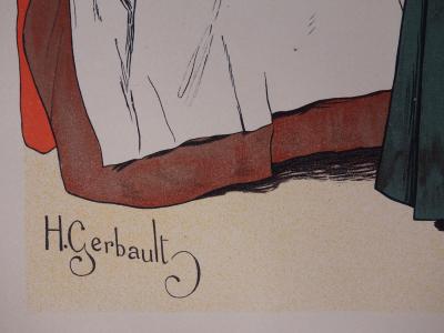 Henri GERBAULT : Chocolat Carpentier - lithographie originale signée, 1897 2