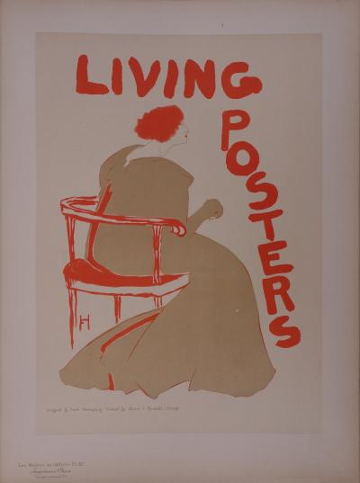 Frank Hazenplug : Living Poster - lithographie originale signée, 1897 2