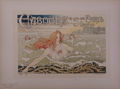 Henri PRIVAT-LIVEMONT : Casino de Cabour, 1897 - lithographie originale signée 2