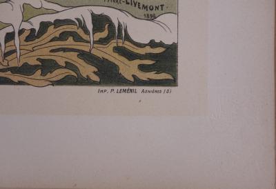 Henri PRIVAT-LIVEMONT : Casino de Cabour, 1897 - lithographie originale signée 2