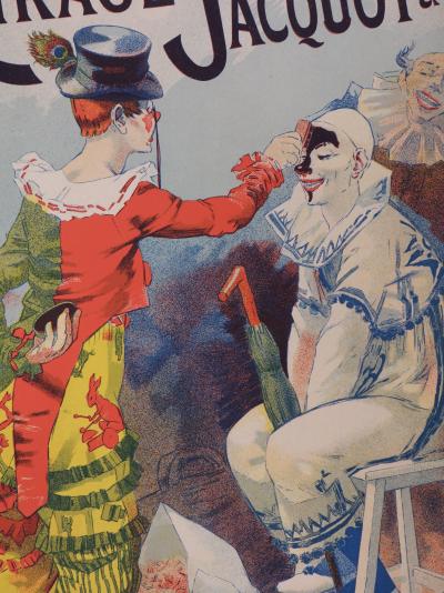 Lucien Lefèvre : Le Cirque - lithographie originale signée, 1897 2