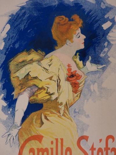 Jules Chéret : Camille Stefani - lithographie originale signée, 1897 2