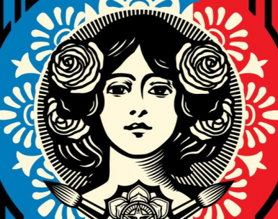 Shepard FAIREY (Obey) - Liberté Egalité Fraternité -  Lithographie Offset signée 2