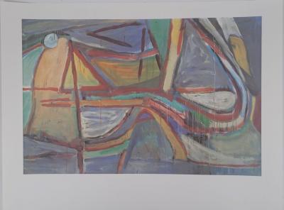 Bram Van Velde (d’après) - Sans titre - Affiche en quadrichromie 2
