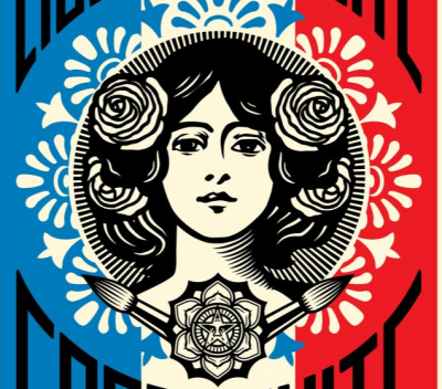 Shepard Fairey (OBEY) - Liberté Egalité Fraternité - Impression Offset signée 2