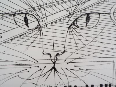 Pierre-Yves TREMOIS : Le chat au piano - Gravure originale 2