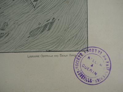 Alphonse MUCHA : Printemps - Lithographie Signée 2