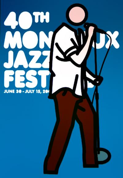 Julian OPIE - Montreux Jazz Festival, 2006 - Original poster