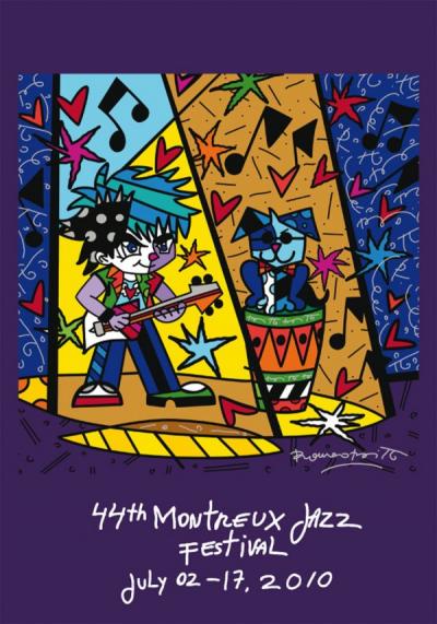 Romero BRITTO - Montreux Jazz, 2010 - Sérigraphie 2