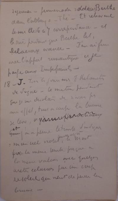 Paul Signac - Carnet de dessins, notes (Bruges, Mont St Michel) 2