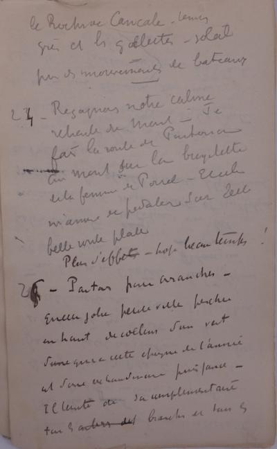 Paul Signac - Carnet de dessins, notes (Bruges, Mont St Michel) 2