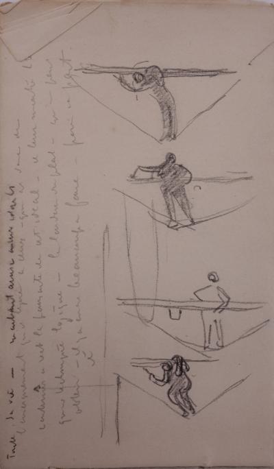 Paul Signac - Carnet de dessins, notes (Bruges, Mont St Michel) 2