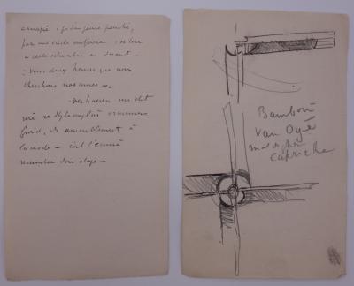 Paul Signac - Carnet de dessins, notes (Bruges, Mont St Michel) 2
