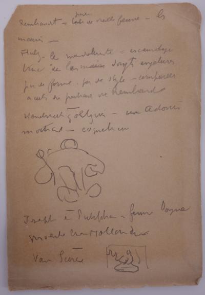 Paul Signac - Carnet de dessins, notes (Bruges, Mont St Michel) 2