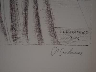 Paul DELVAUX : L’Impératrice - Lithographie originale Signée 2