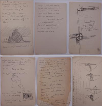 Paul Signac - Carnet de dessins, notes (Bruges, Mont St Michel) 2