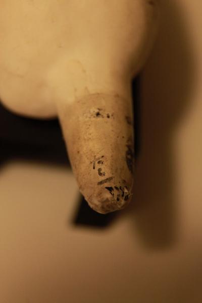 Tête poupée japonaise signée avec inscriptions 2