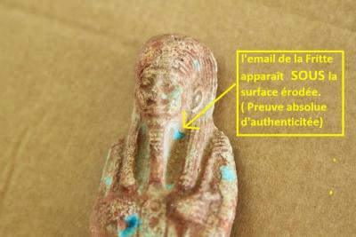 Egypte antique : Oushebti avec Hiéroglyphes 2