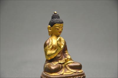 Bouddha en posture d’Abhaya Mudra, Tibet, Début du XXème siècle 2