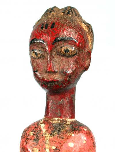 Ancienne Statuette Colon Baoulé - 16,5 Cms 2