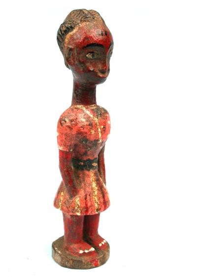 Ancienne Statuette Colon Baoulé - 16,5 Cms 2