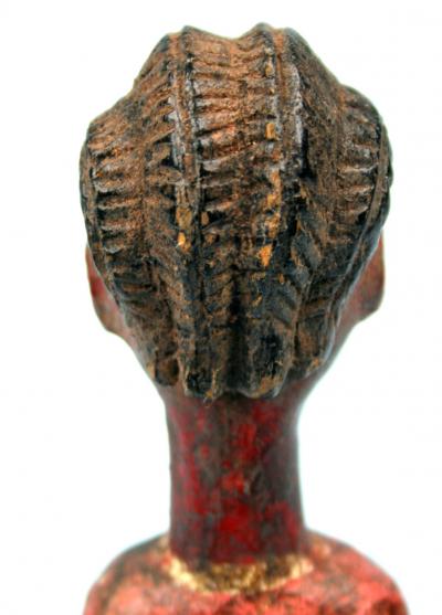 Ancienne Statuette Colon Baoulé - 16,5 Cms 2