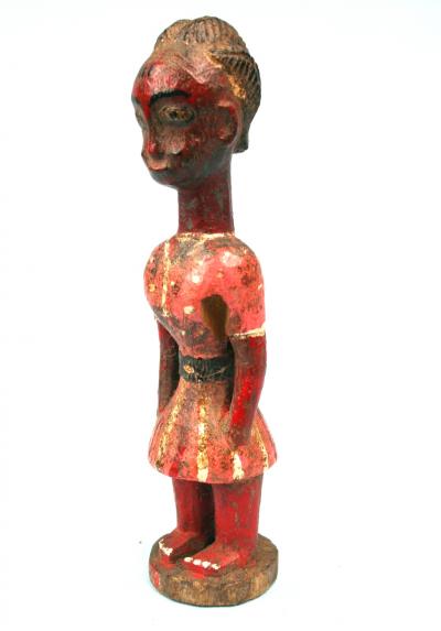 Ancienne Statuette Colon Baoulé - 16,5 Cms 2