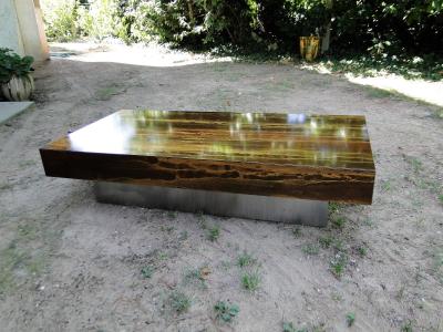 Guy LEFEVRE pour Ligne Roset - Table basse laquée, circa 1970 2