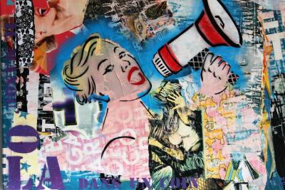Christophe STOUVENEL - Il Manque Ola (dans un coin) , 2017 - Collage 2