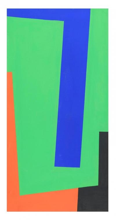 Joel FROMENT - Tension Bleue, 2004 - Acrylique sur toile 2