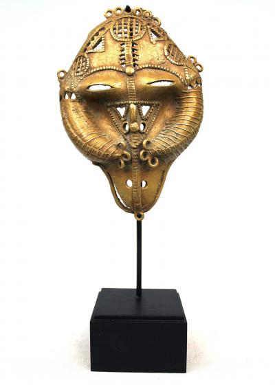 Côte d’Ivoire - Masque en Bronze Baoulé 2