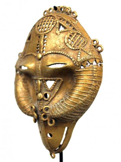 Côte d’Ivoire - Masque en Bronze Baoulé 2