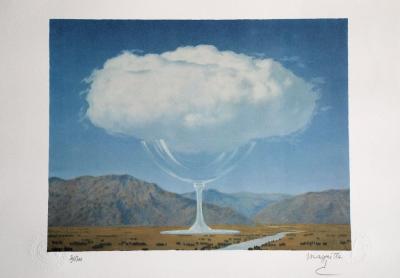 René Magritte (d’après) - La Corde Sensible - Lithographie 2