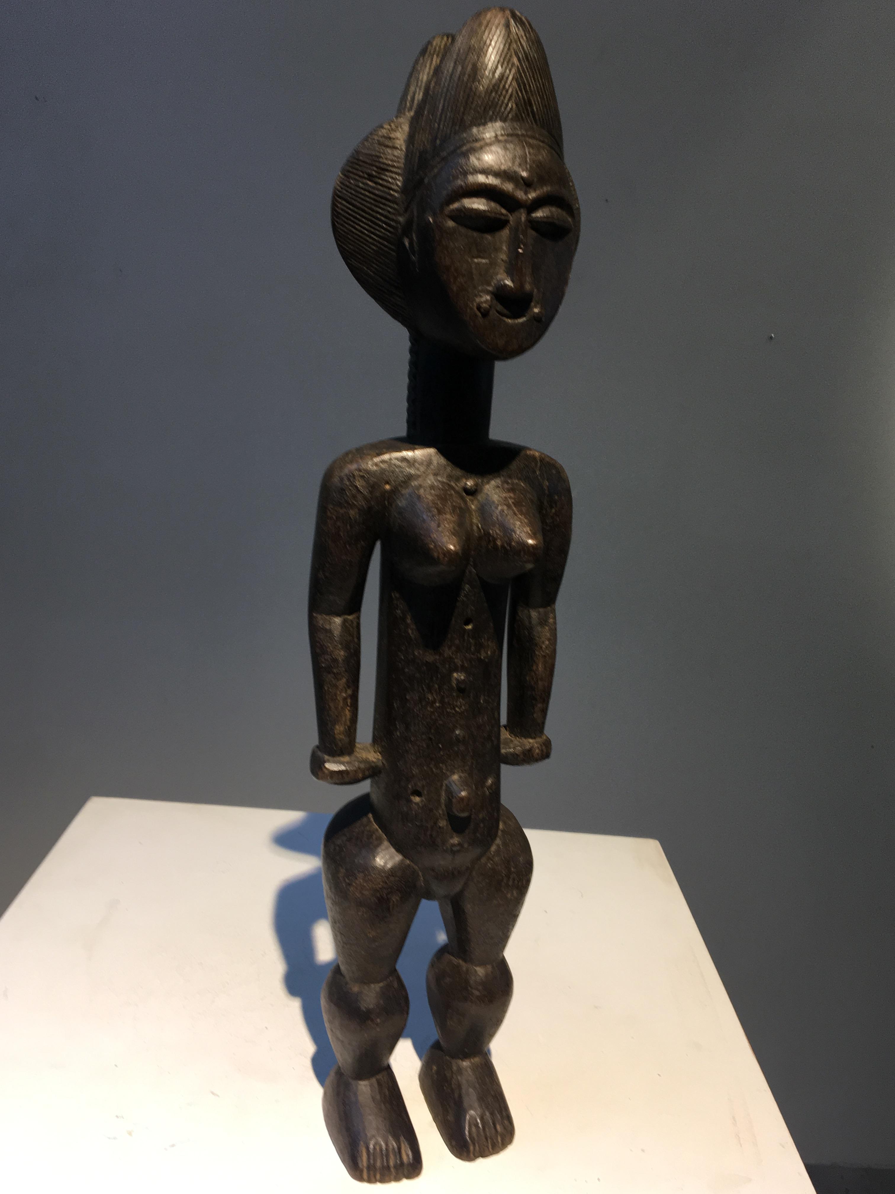 Ivory Coast, mid 20th century Baoulé statue African, American