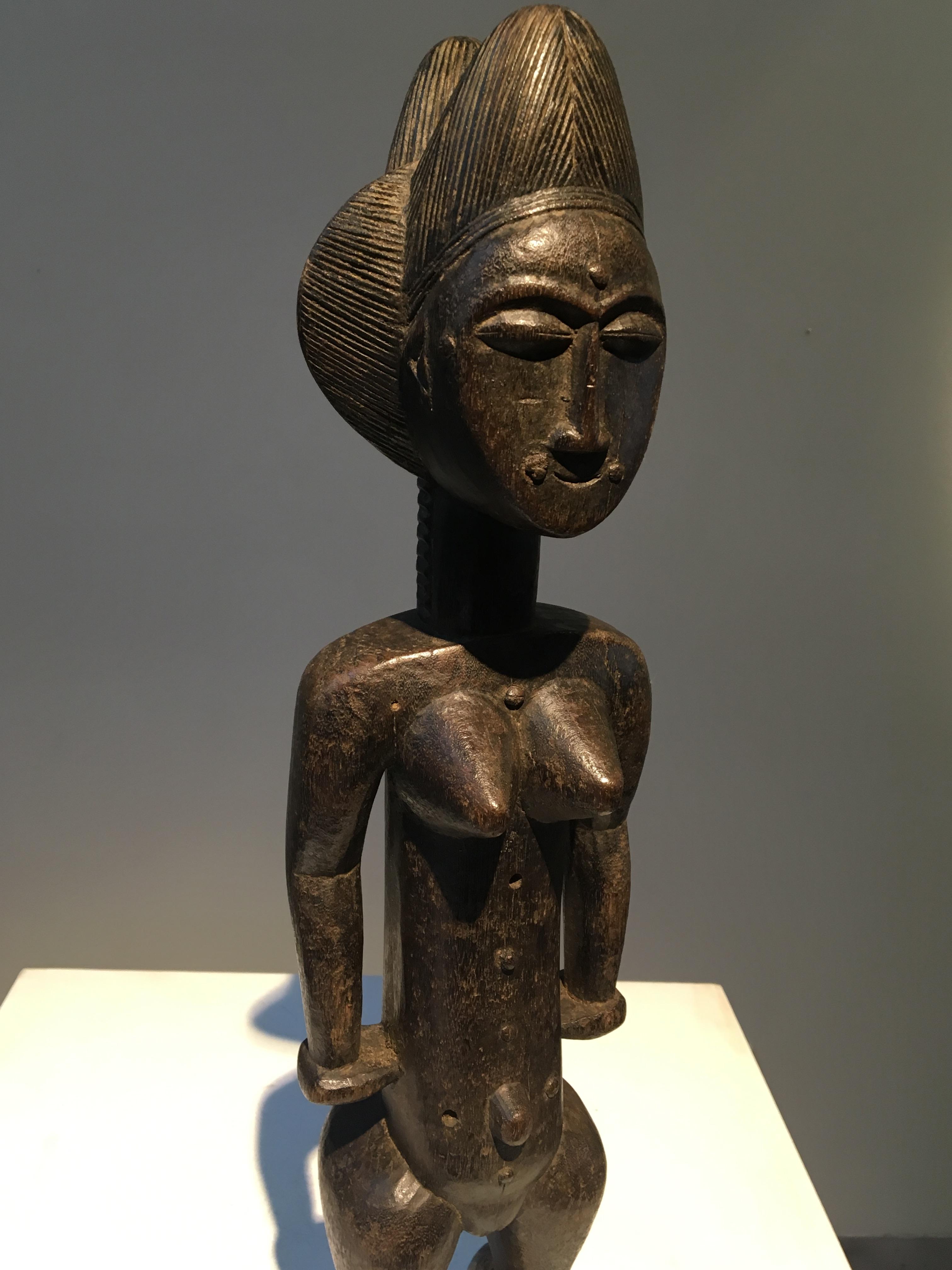 Ivory Coast, mid 20th century Baoulé statue African, American