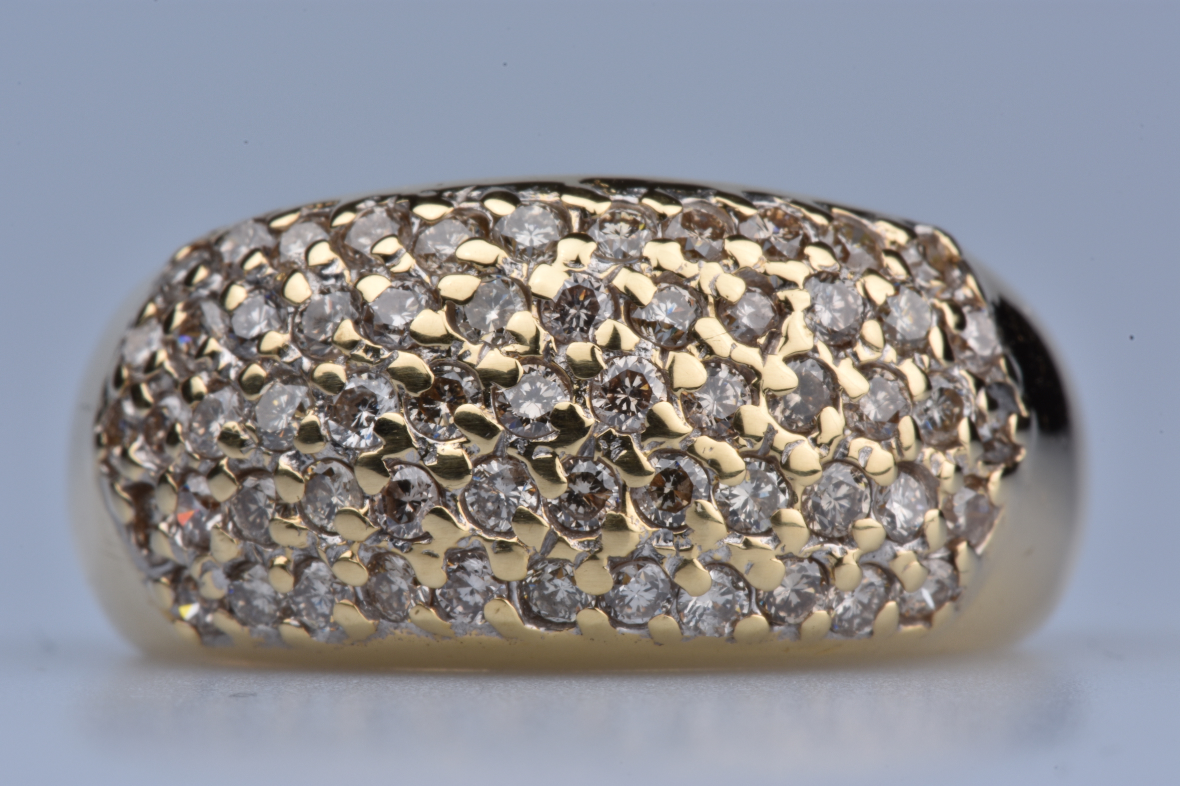 Bague En Or 18 Carats (750/1000) Motifs Entrelacés - Poids 2,62g, Occasion