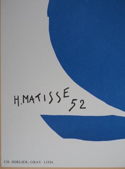 Henri Matisse - Graceful Blue Nude - Original poster signed by the Céret Museum 2