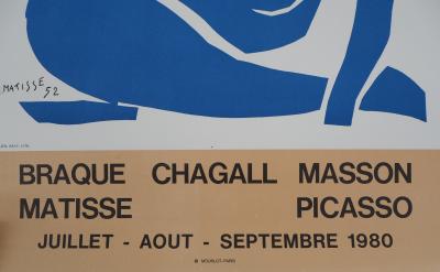 Henri Matisse - Graceful Blue Nude - Original poster signed by the Céret Museum 2