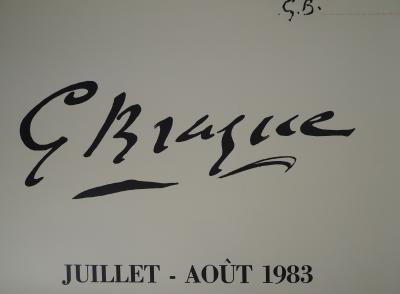 Georges BRAQUE : Les Colombes - Lithographie signée Musée Céret 2