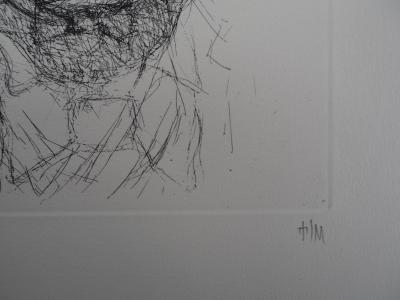 TIM : Dali en Mao - Gravure originale signée 2