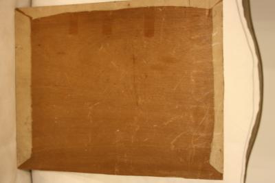 André MORISSET - Cour de ferme - Huile sur toile signée 2
