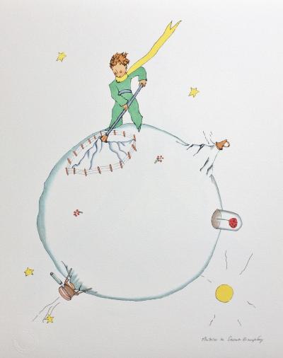 Antoine de SAINT-EXUPERY (d’après) - Le Petit Prince - Ensemble de 4 lithographies signées 2