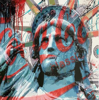 Aiiroh - Liberty Coke, 2014 - Technique mixte sur toile 2