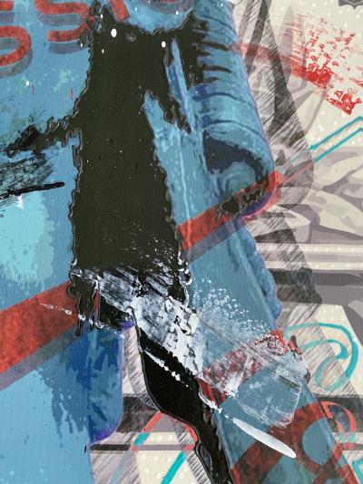 Aiiroh - Liberty Coke, 2014 - Technique mixte sur toile 2