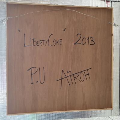 Aiiroh - Liberty Coke, 2014 - Technique mixte sur toile 2