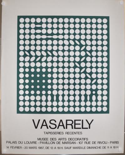 Victor VASARELY - Tapisserie récente, 1967 - Sérigraphie 2