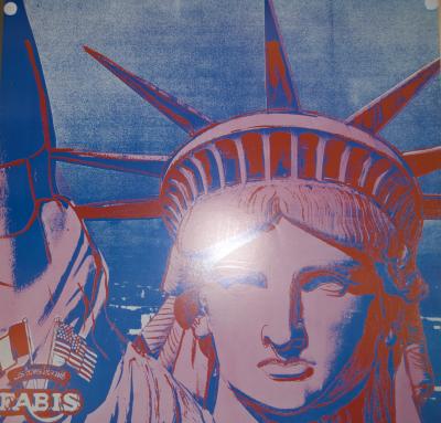 Andy WARHOL -  Statue de la liberté, 1986 - Impression offset 2